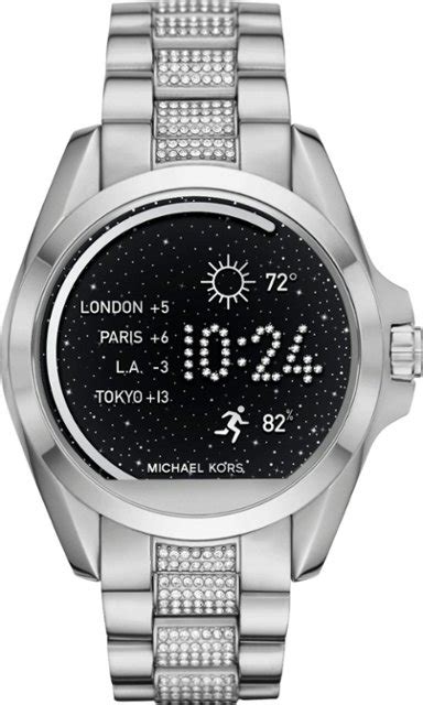 michael kors silver smart watch|michael kors smart watch clearance.